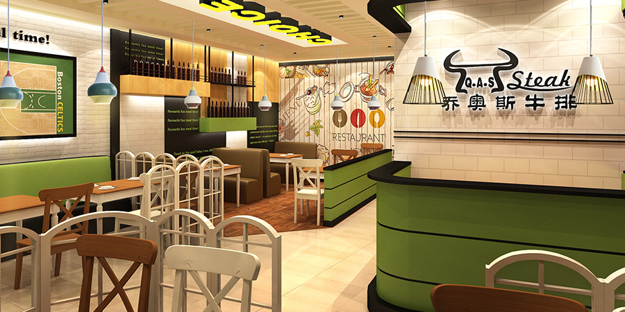 釣魚島美食廣場餐飲裝修工程