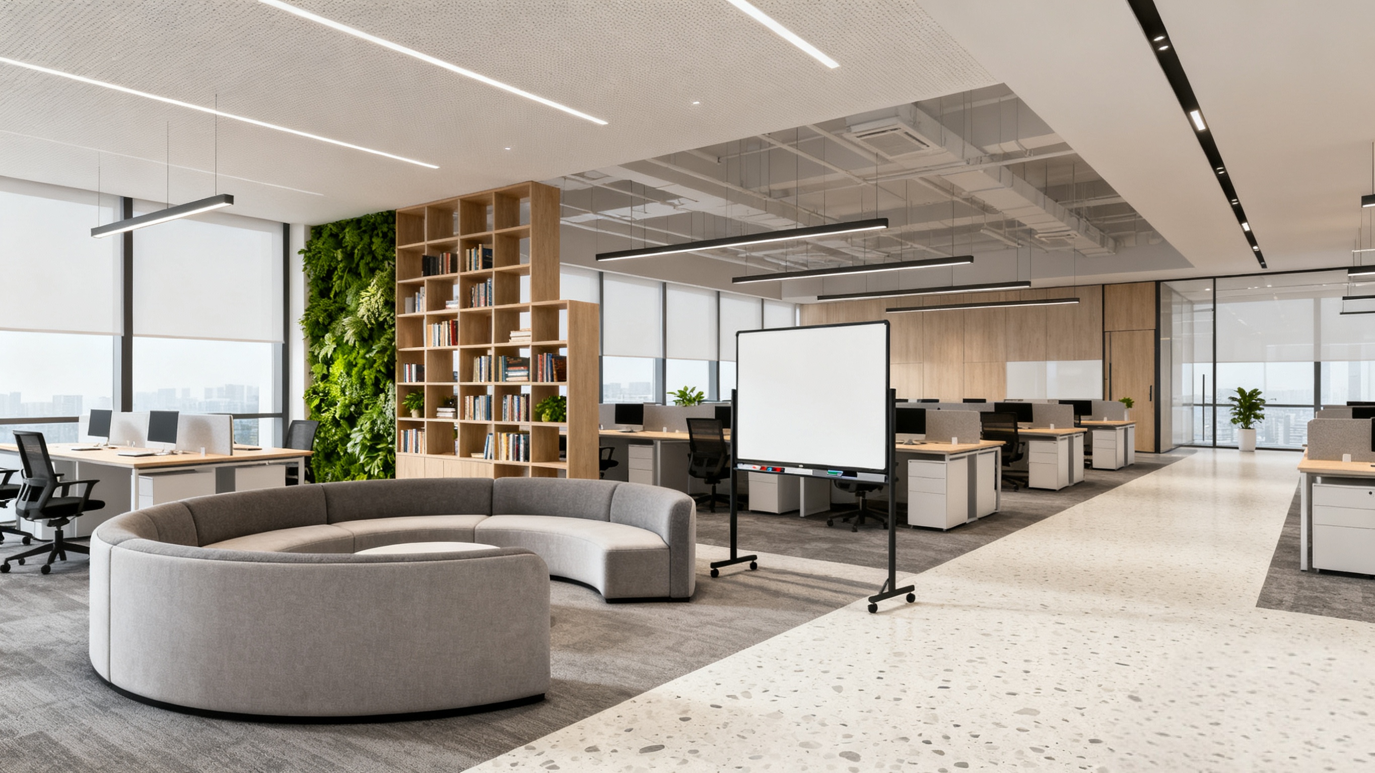 開放式辦公室太吵？如何平衡“協(xié)作”與“專注”的裝修設(shè)計